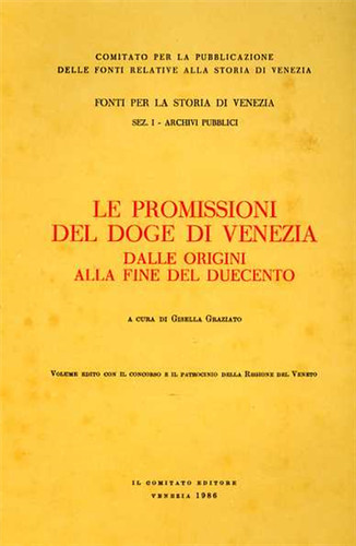 Promissioni del doge di - -,