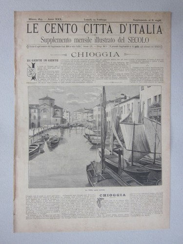1895 chioggia cento città - 1895, le