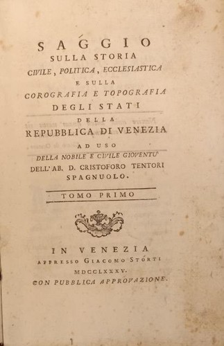 Tentori cristoforo saggio - cristoforo.,