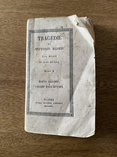 Tragedie vittorio alfieri - tragedie,
